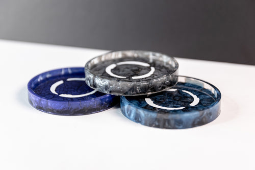 RINZEN “RESINATE” Coaster Set