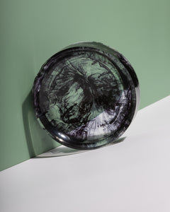 Smokey Black Dish Ashtray