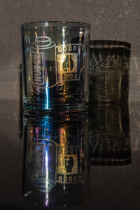 Etched Glass Votive