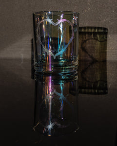 Etched Glass Votive