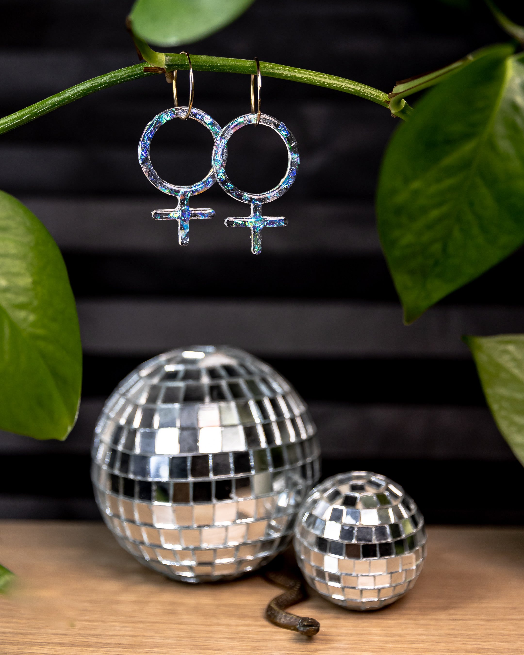 Venus Hoop in Iridescent Shift