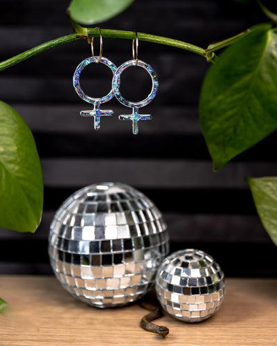 Venus Hoop in Iridescent Shift
